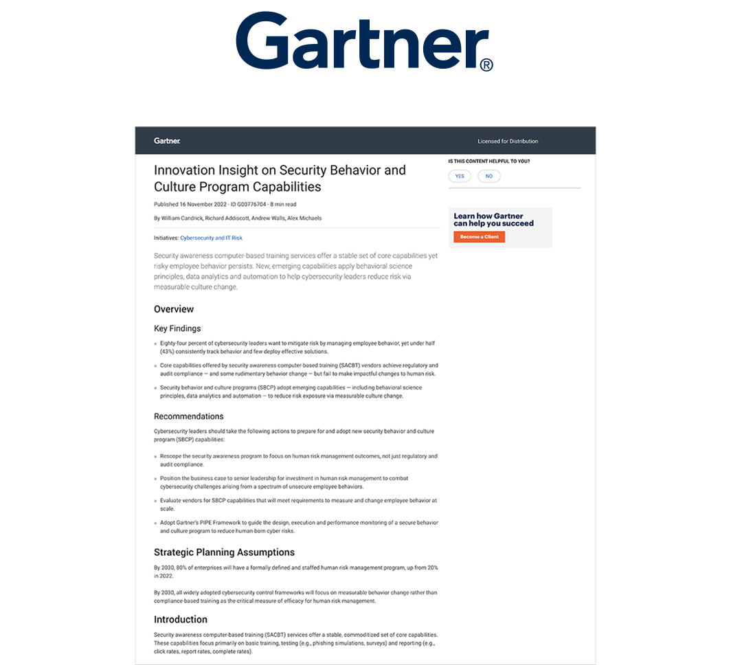 Gartner Report Cover