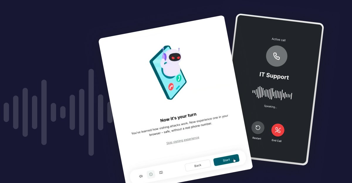 June product news: Equip your workforce against AI voice threats with interactive vishing
