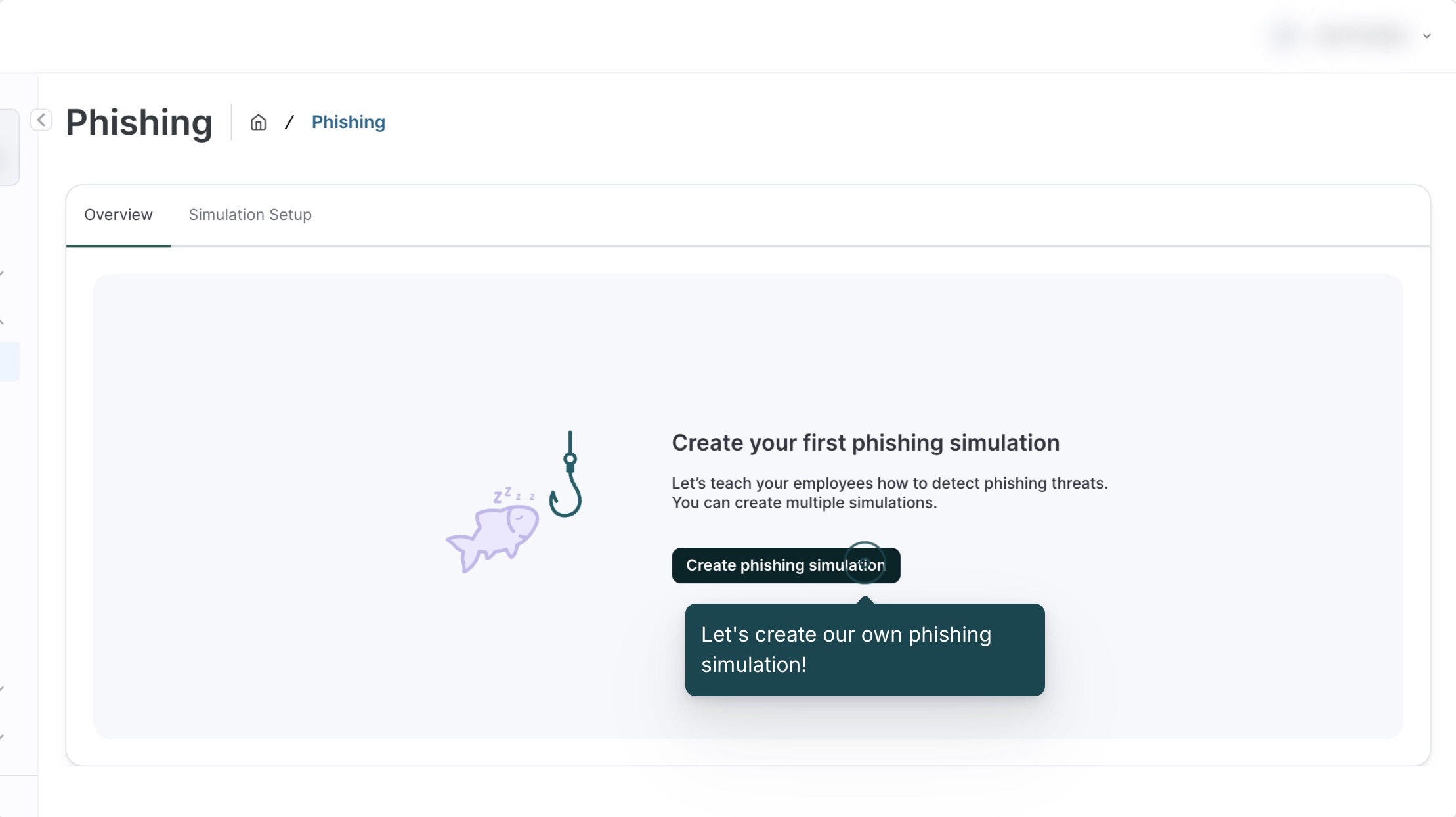 Basic phishing simulation